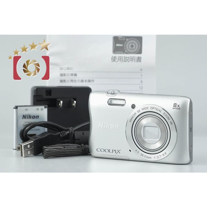 Nikon デジカメ　クールピクス　S3700 シルバー　中古簡易動作 ニコン（Nikon） 【中古】Nikon COOLPIX S3700 シルバー コンパクト