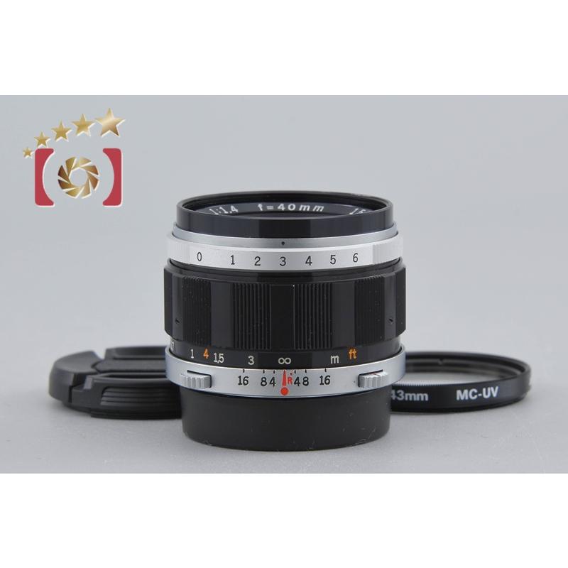オリンパス（OLYMPUS） 【中古】OLYMPUS G.ZUIKO AUTO-S 40mm f/1.4 