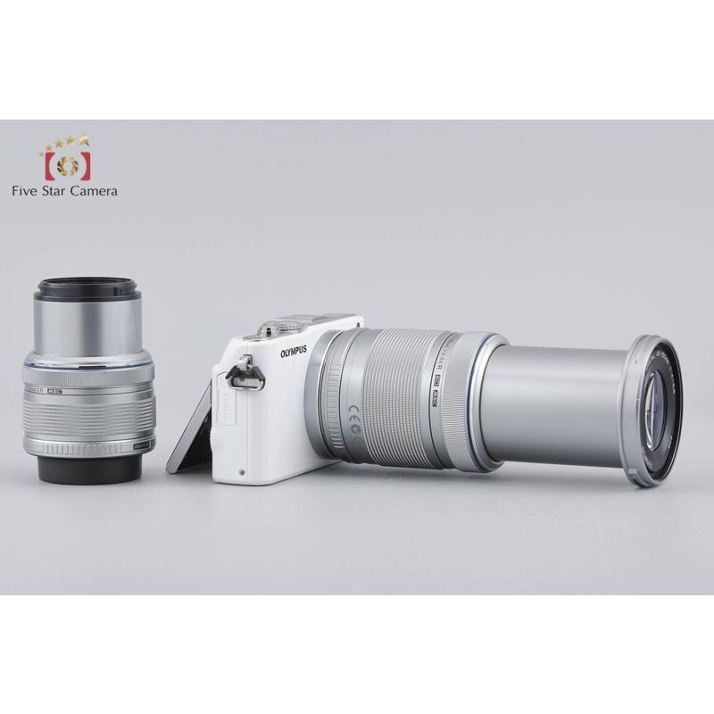 【OLYMPUS】 PEN Lite E‑PL3 ホワイト ダブルズームレンズ オリンパス（OLYMPUS） 【中古】OLYMPUS PEN Lite E-PL3 ダブルズーム