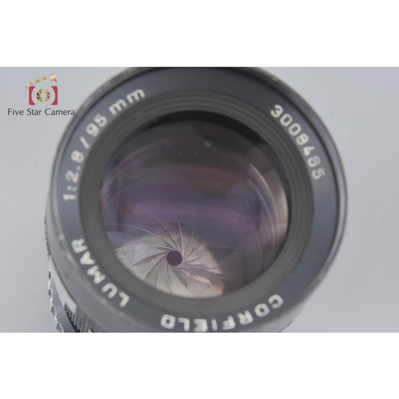 【中古】Confield コーフィールド Lumar 95mm f/2.8 エキザクタマウント 中古】Confield コーフィールド Lumar 95mm f/2.8 エキザクタマウント