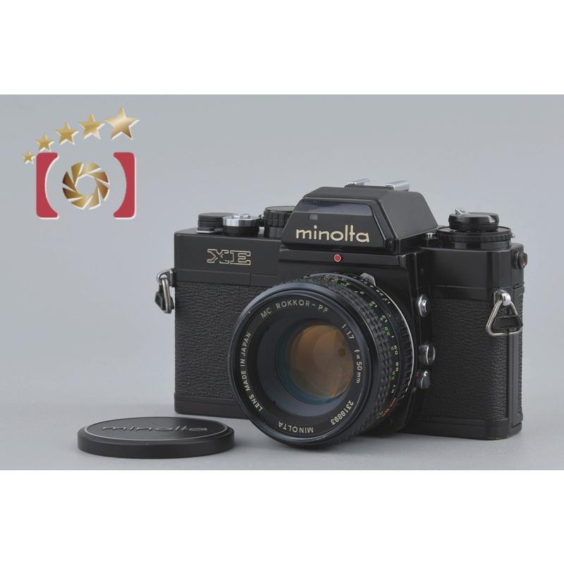 中古】MINOLTA ミノルタ XE ブラック + MD 50mm f/1.7 : 中古カメラの