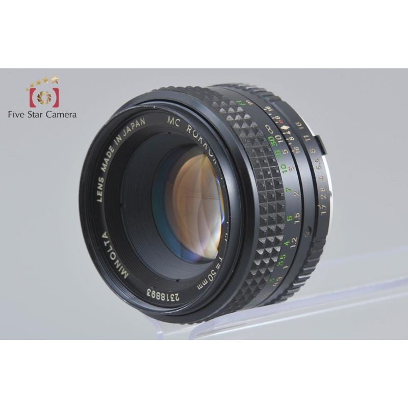 ミノルタ ‐XG-S＋MD ROKKOR 1:1.7 f=50・新品級整備品中古 ミノルタ ‐XG-S＋MD ROKKOR 1:1.7 f=50・新品級整備品中古 2025年最新