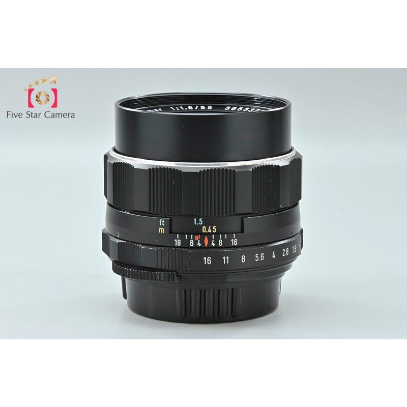 ペンタックス 【中古】PENTAX Super-Takumar 55mm f/1.8 後期 : 中古 