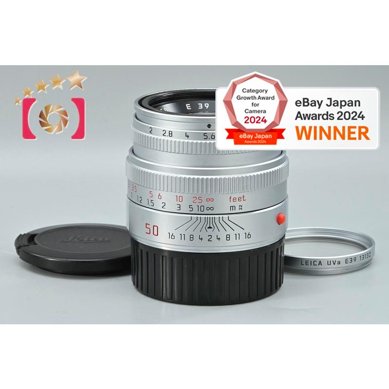 ライカレンズLeica Summicron M 50mm f/2 4th E39 ライカ（Leica） 【中古】Leica SUMMICRON-M 50mm f/2 シルバー E39 第