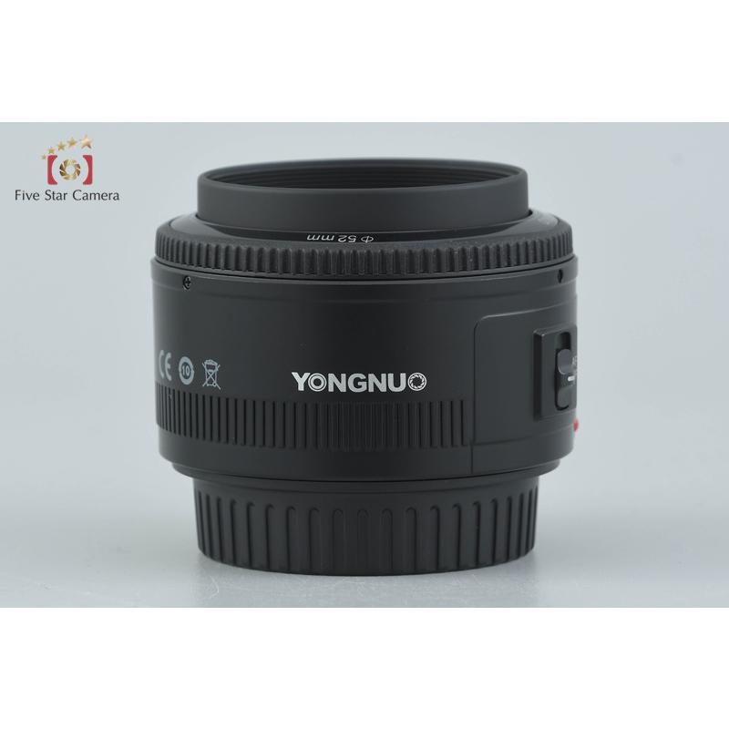 中古】YONGNUO ヨンヌオ YN 50mm f/1.8 キヤノン用 : 中古カメラの 