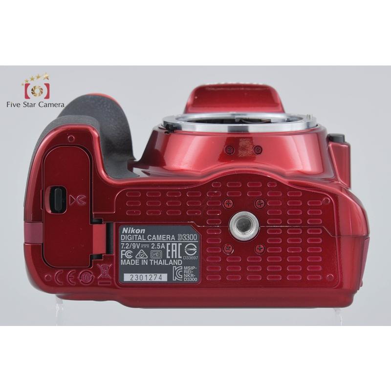 ニコン（Nikon） 【中古】Nikon D3300 レッド デジタル一眼レフカメラ