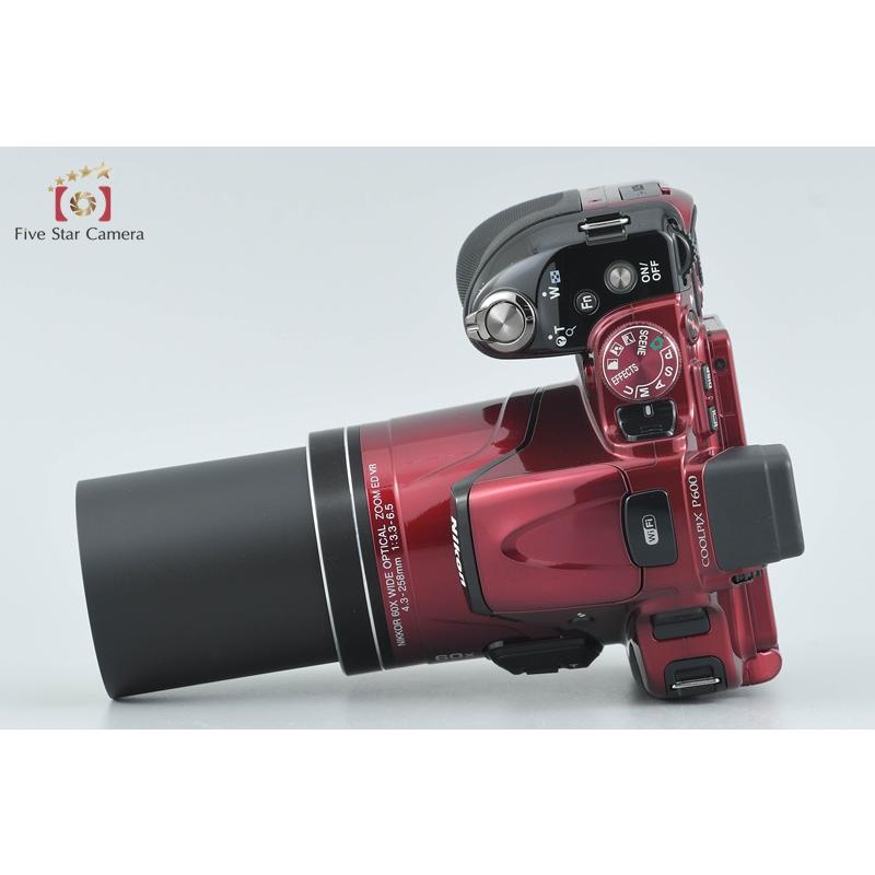 【中古】Nikon ニコン COOLPIX P600 レッド コンパクトデジタルカメラ 元箱付き ニコン（Nikon） 【中古】Nikon COOLPIX P600 レッド コンパクト