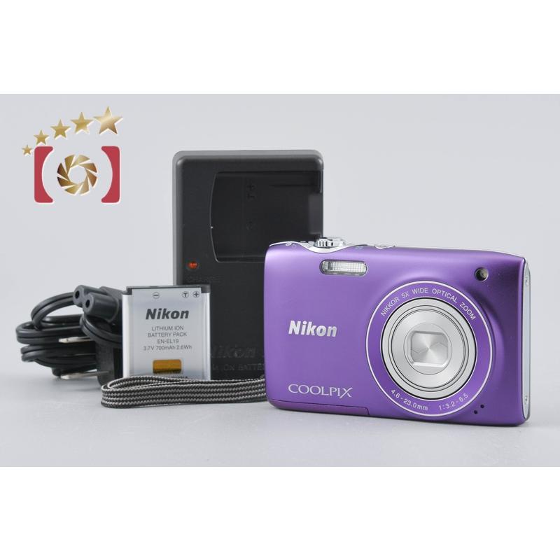 ニコン（Nikon） 【中古】Nikon COOLPIX S3100 ファインパープル