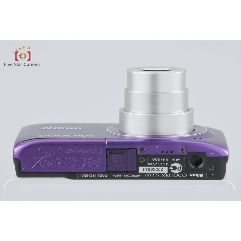 ニコン（Nikon） 【中古】Nikon COOLPIX S3100 ファインパープル