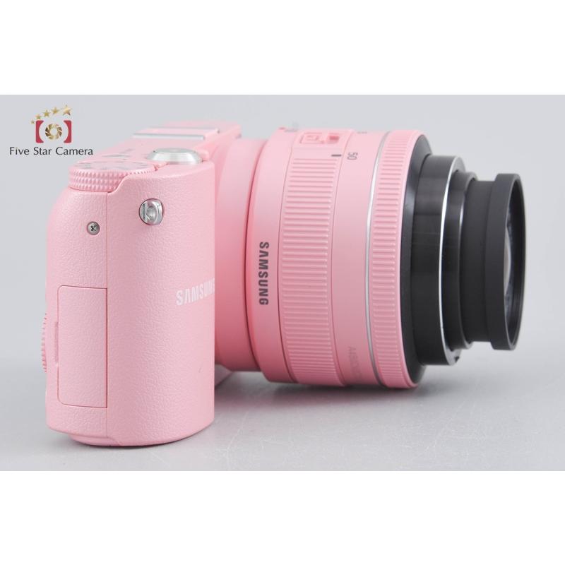中古】SAMSUNG サムスン NX1000 ピンク + NX 20-50mm f/3.5-5.6 ED II
