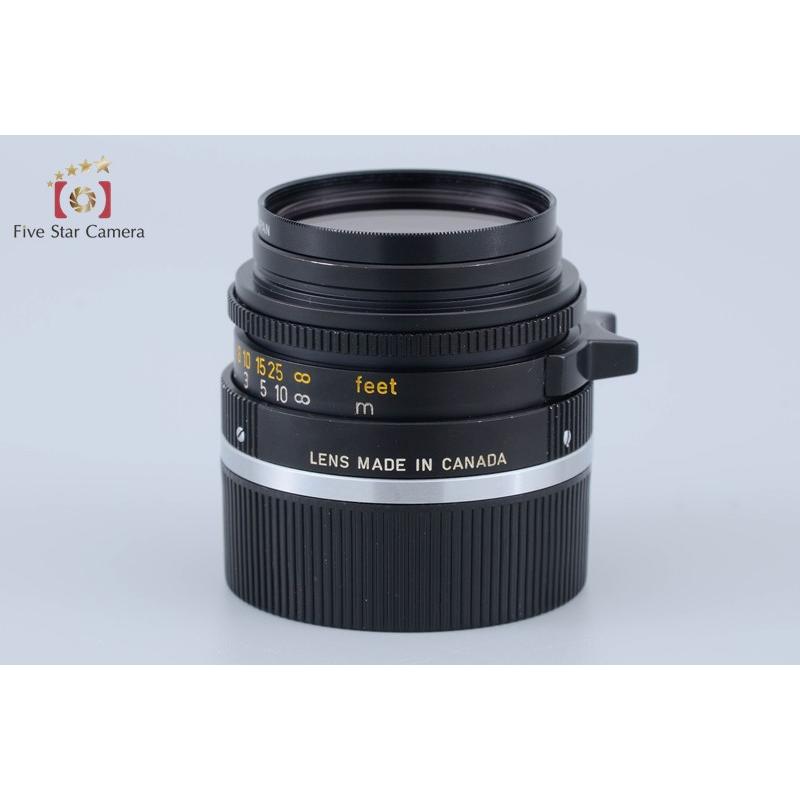 ライカ　35mm f/2.8 単焦点レンズ カナダ製　値下げ可 ライカ（Leica） 【中古】Leica SUMMICRON 35mm f/2 第3世代 ライカM