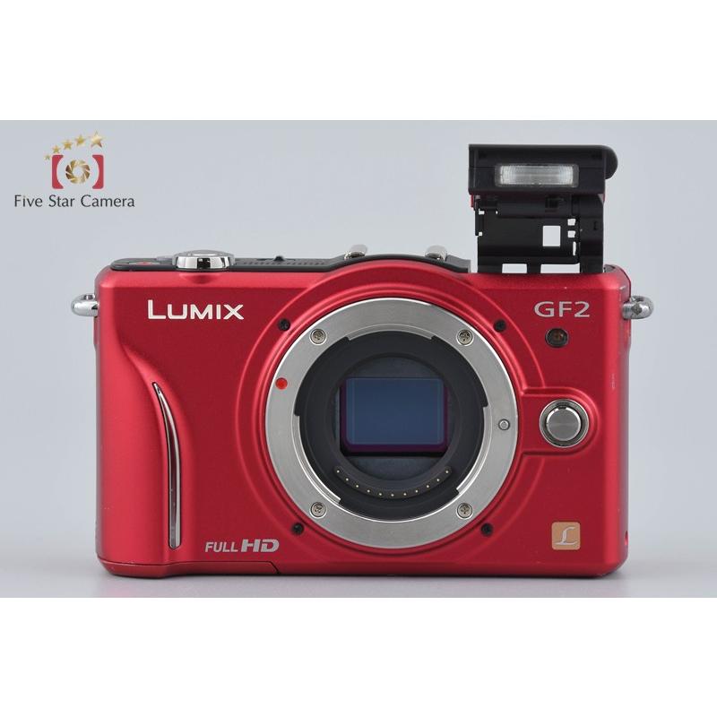 LUMIX GF2 赤 ミラーレスカメラ 14-42mm Panasonic（パナソニック） 【中古】Panasonic LUMIX DMC-GF2 レッド +