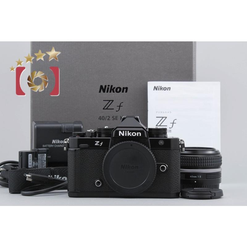 美品 Nikon Zf 40mm f/2 SE 【シャッター回数3500回ほど】 ニコン（Nikon） 【中古】Nikon Zf 40mm f/2 SE レンズキット ブラック