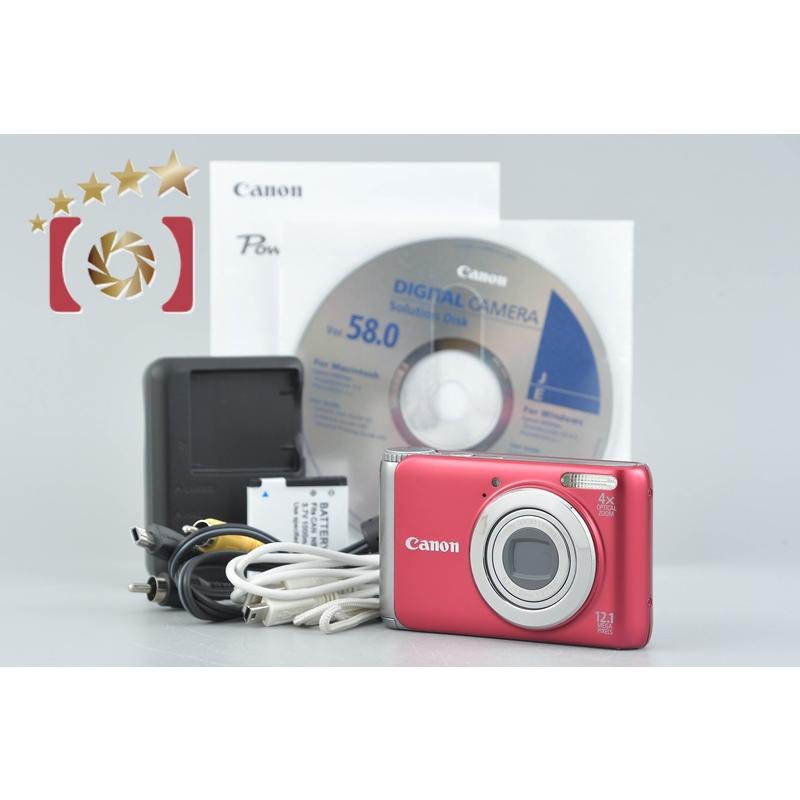 キヤノン（Canon） 【中古】Canon PowerShot A3100 IS レッド