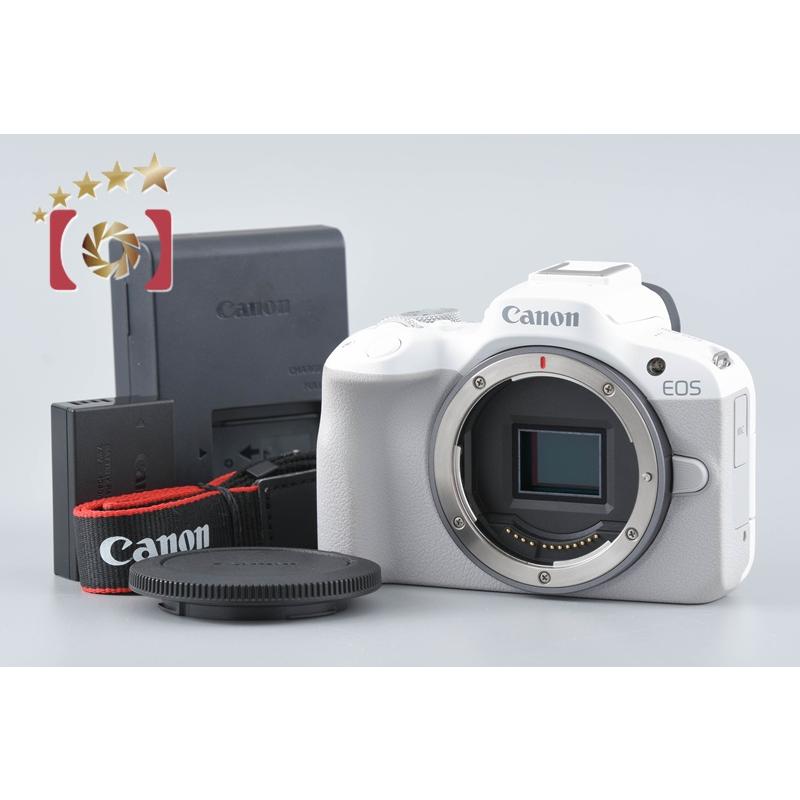 キヤノン（Canon） 【中古】Canon EOS R50 ホワイト ミラーレス一眼 