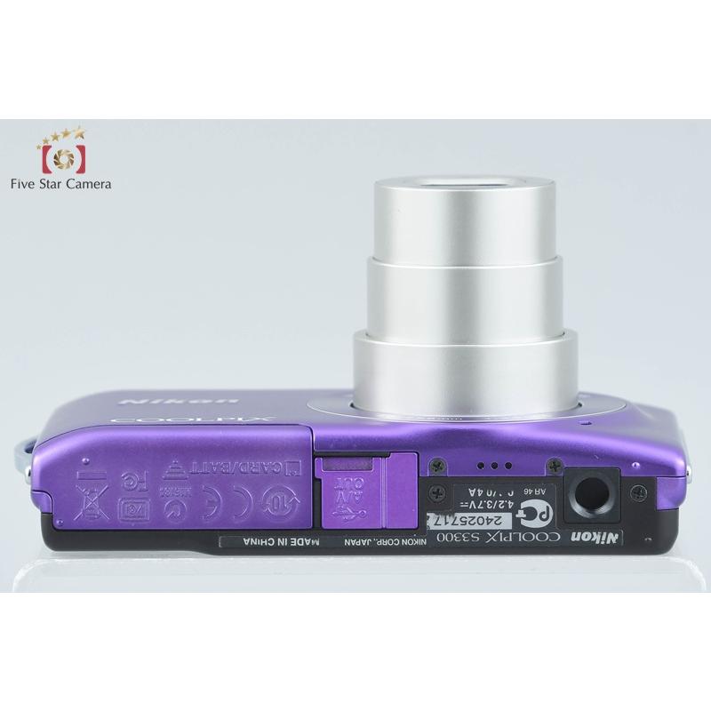 Nikon COOLPIX S3300 パープル コンパクトデジタルカメラ Amazon | Nikon デジタルカメラ COOLPIX (クールピクス) S3300