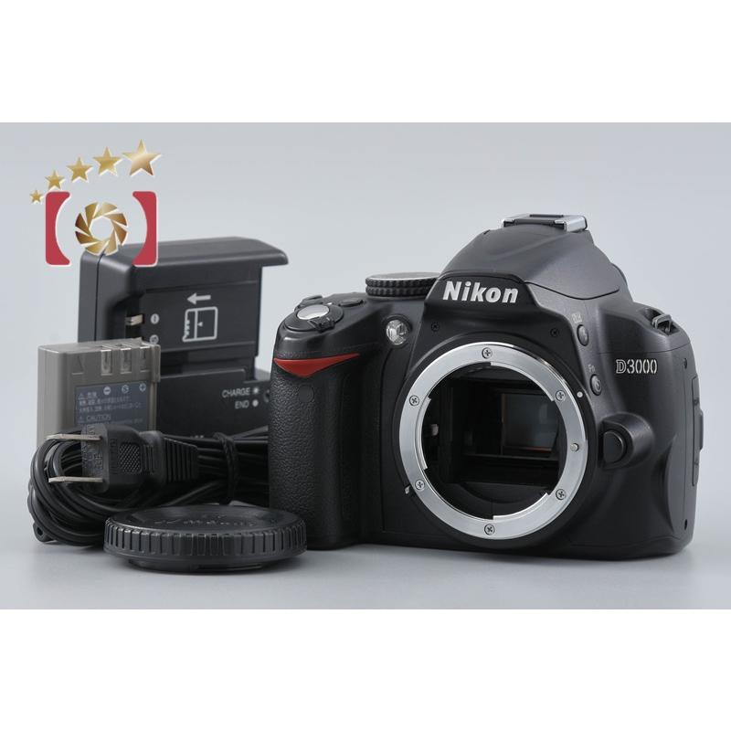 ニコン（Nikon） 【中古】Nikon D3000 ブラック デジタル一眼レフ