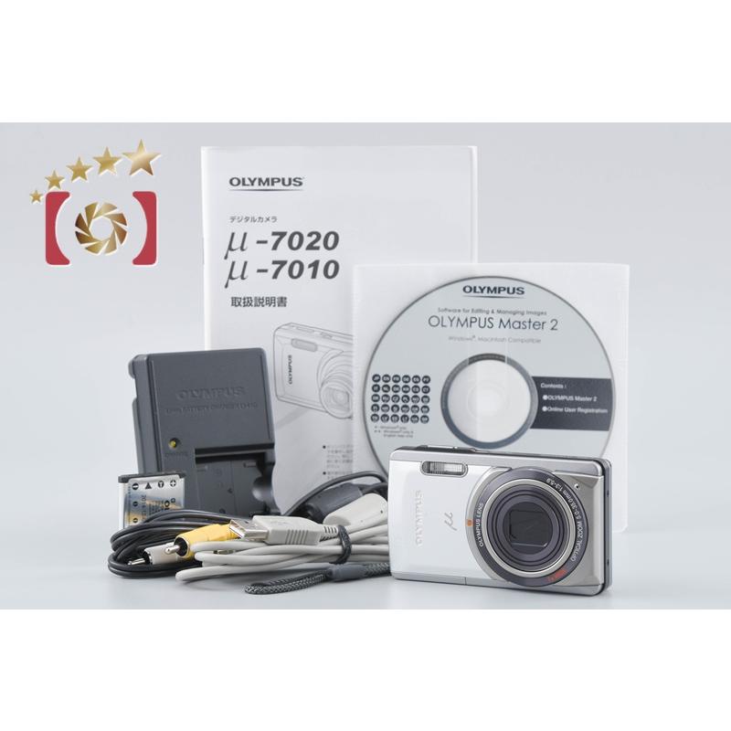 オリンパス（OLYMPUS） 【中古】OLYMPUS μ-7020 シルバー コンパクト
