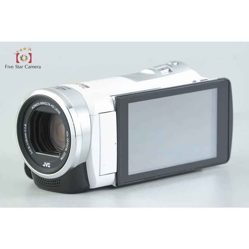 中古】JVC ケンウッド Everio GZ-E600-W ホワイト デジタルビデオ