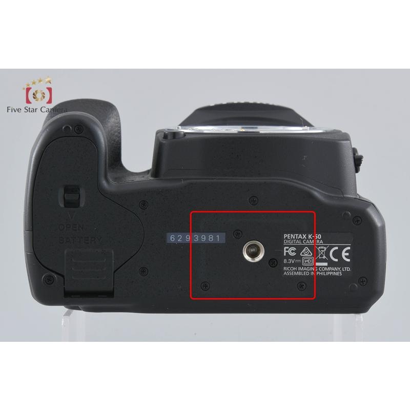 ペンタックス 【中古】PENTAX K-50 ブラック デジタル一眼レフカメラ