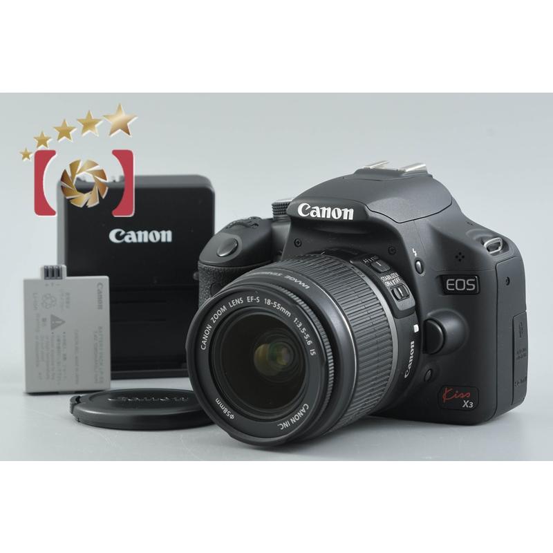 デジタルカメラ Canon Kiss X3 EF-S 18-55 IS kit キヤノン（Canon） 【中古】Canon EOS Kiss X3 EF-S 18-55 IS レンズ