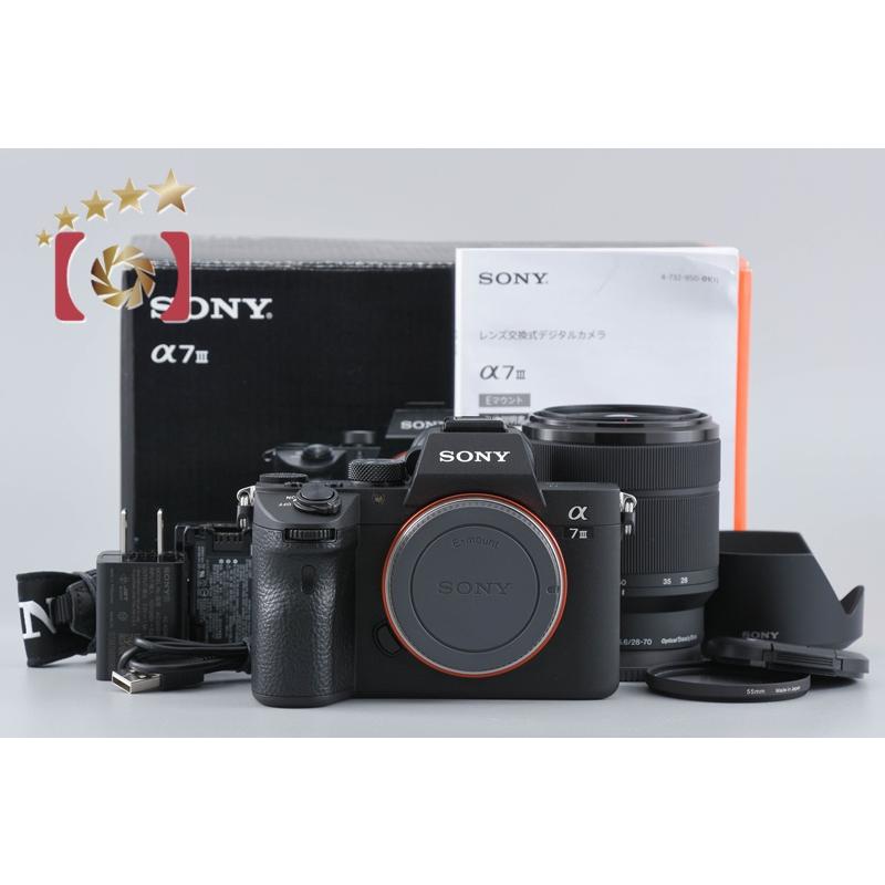 SONY（ソニー） 【中古】SONY α7III ILCE-7M3 ズームレンズキット
