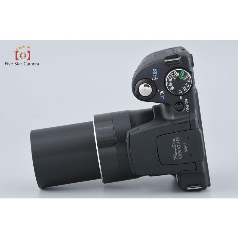 【中古】Canon キヤノン PowerShot SX510 HS ブラック コンパクトデジタルカメラ