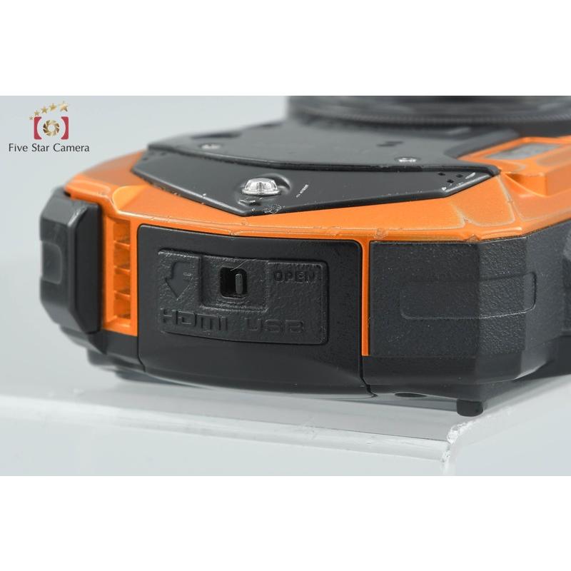 リコー（RICOH） 【中古】RICOH PENTAX ペンタックス WG-50 オレンジ