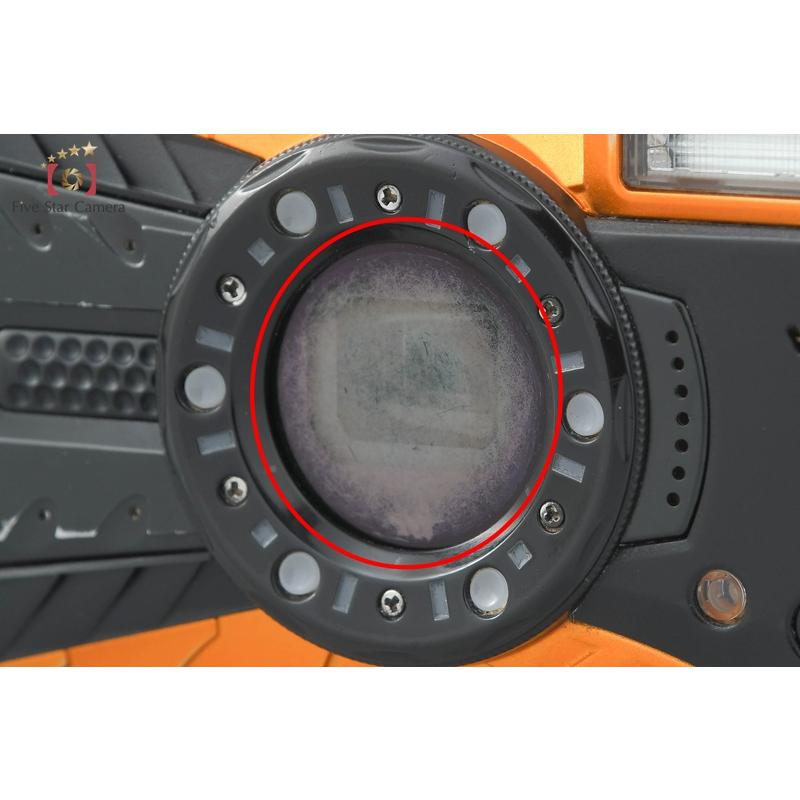 リコー（RICOH） 【中古】RICOH PENTAX ペンタックス WG-50 オレンジ