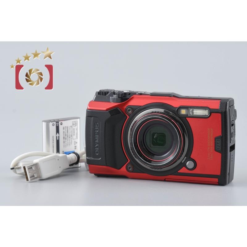 オリンパス（OLYMPUS） 【中古】OLYMPUS TOUGH TG-6 レッド コンパクト