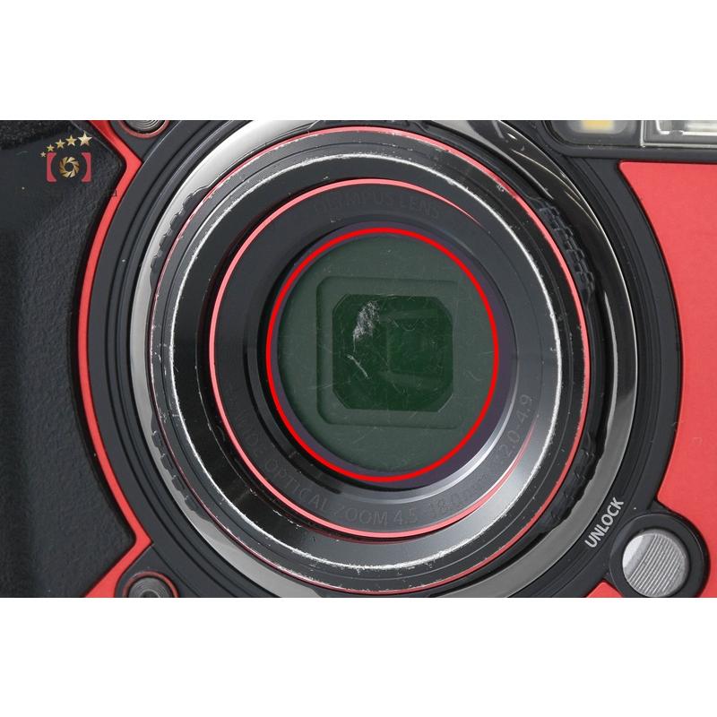 オリンパス（OLYMPUS） 【中古】OLYMPUS TOUGH TG-6 レッド コンパクト