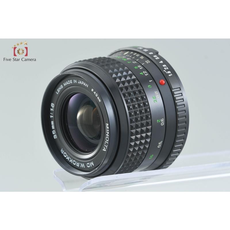 中古】MINOLTA ミノルタ MD W.ROKKOR 35mm f/1.8 : 中古カメラの