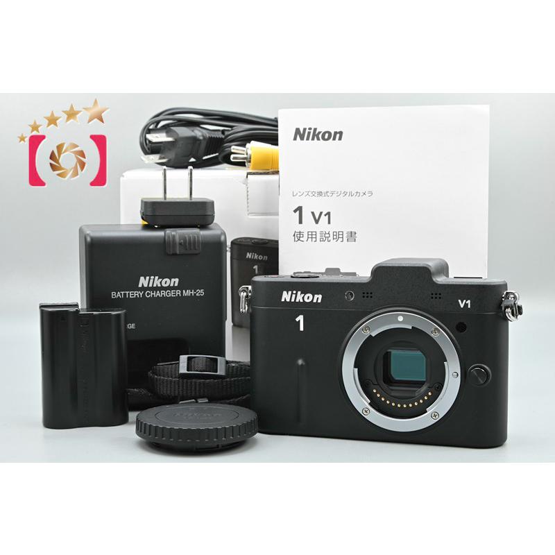 ニコン（Nikon） 【中古】Nikon 1 V1 ブラック ミラーレス一眼カメラ 