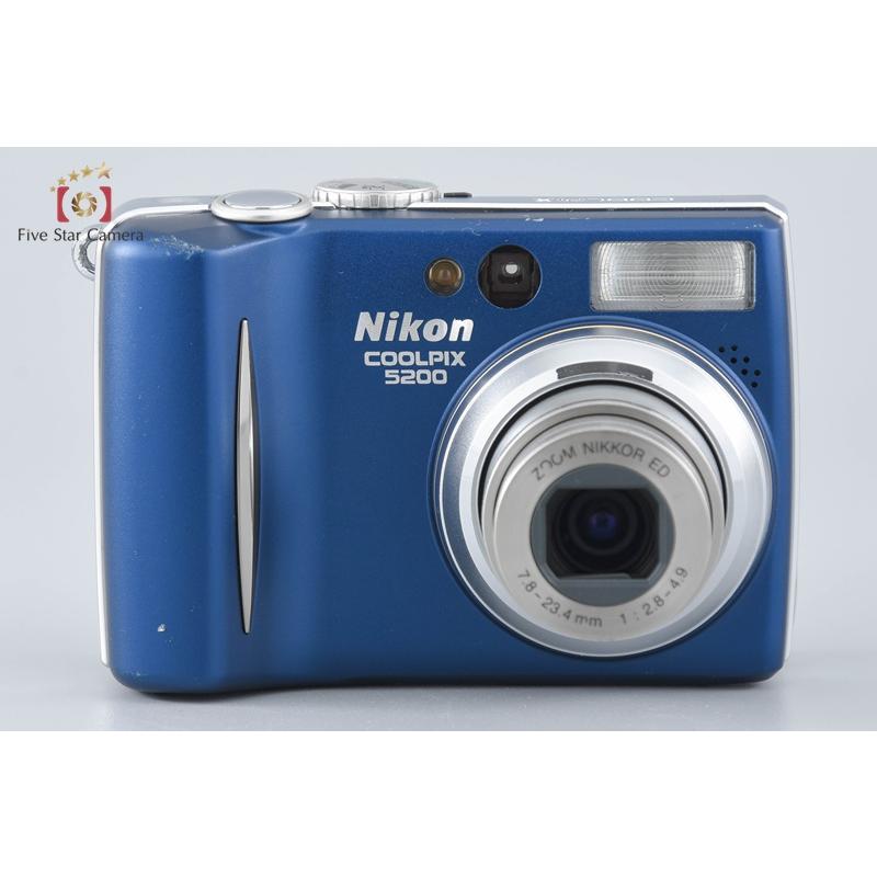NIKON COOLPIX E5200 5200 プラチナブルー　動作品 ニコン（Nikon） 【中古】Nikon COOLPIX E5200 プラチナブルー