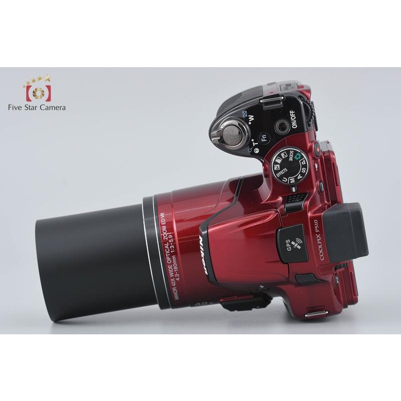 【中古】Nikon ニコン COOLPIX P510 レッド コンパクトデジタルカメラ | ニコン | 05