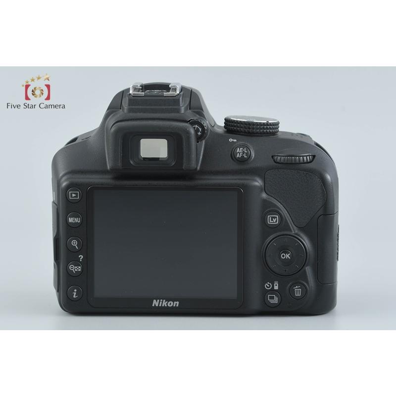 【中古】Nikon ニコン D3400 デジタル一眼レフカメラ シャッター回数僅少 ニコン（Nikon） 【中古】Nikon D3400 デジタル一眼レフカメラ