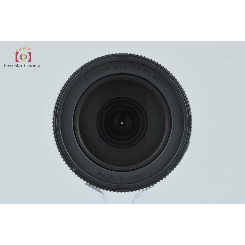 【中古】SIGMA シグマ 18-200mm f/3.5-6.3 DC OS HSM Contemporary ニコン用