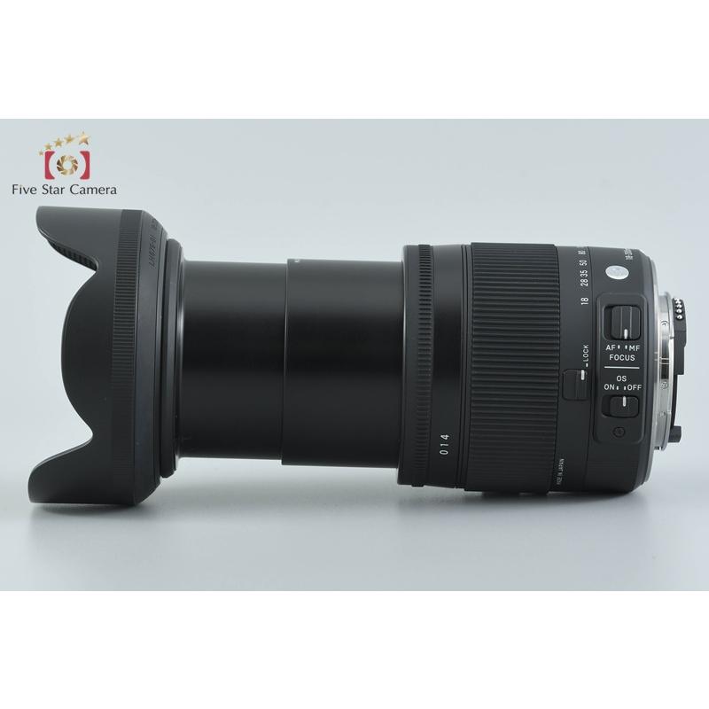 【中古】SIGMA シグマ 18-200mm f/3.5-6.3 DC OS HSM Contemporary ニコン用