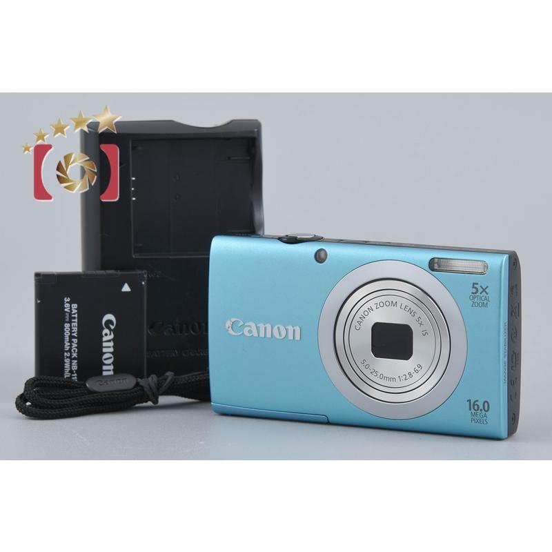 Canon A2400 IS コンパクトデジタルカメラ ジャンク キヤノン（Canon） 【中古】Canon PowerShot A2400 IS ブルー