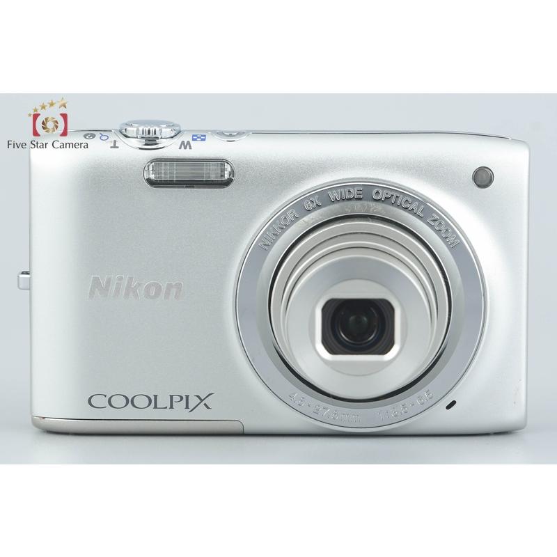 【中古】Nikon ニコン COOLPIX S2700 シルバー コンパクトデジタルカメラ