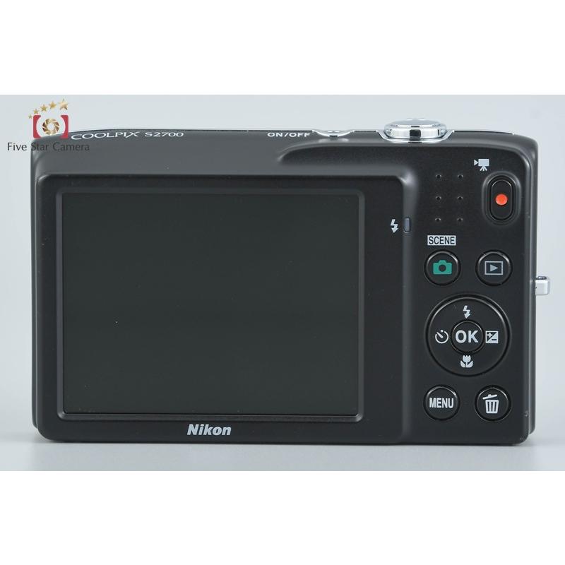 【中古】Nikon ニコン COOLPIX S2700 シルバー コンパクトデジタルカメラ