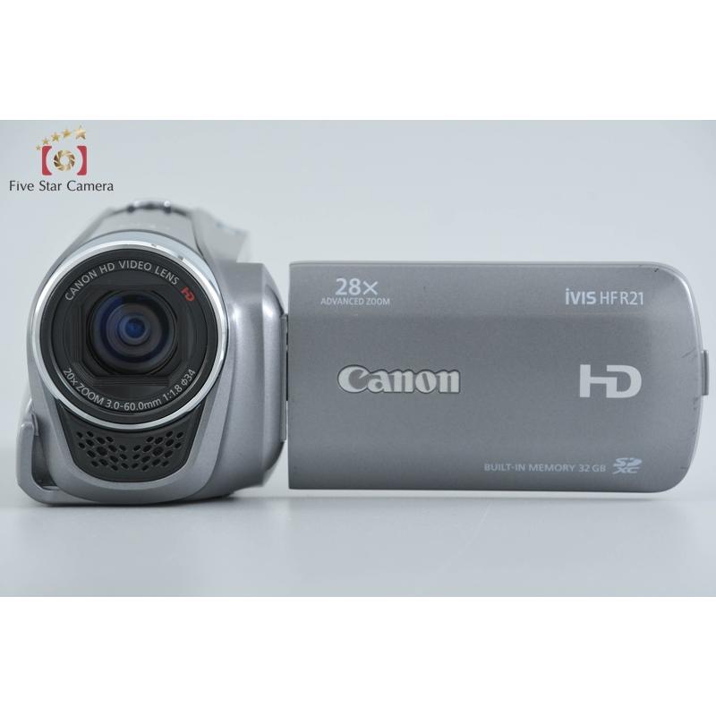 キヤノン（Canon） 【中古】Canon iVIS HF R21 シルバー ビデオカメラ