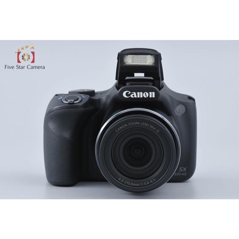 【中古】Canon キヤノン PowerShot SX530 HS ブラック コンパクトデジタルカメラ Canon Powershot SX530 HS 16mp Digital Camera w/ Battery