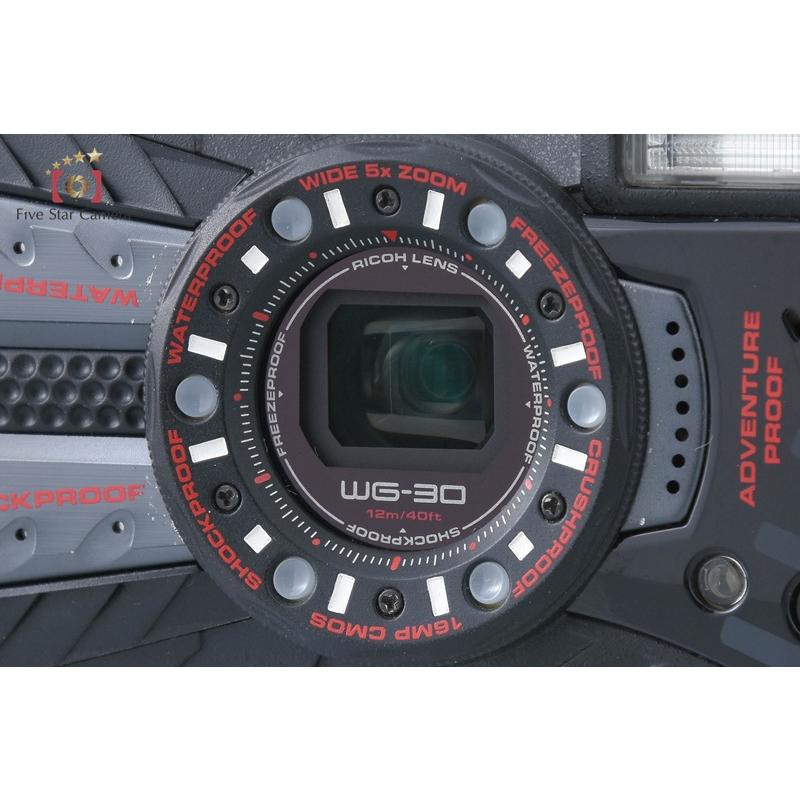 リコー（RICOH） 【中古】RICOH PENTAX ペンタックス WG-30 ブラック 
