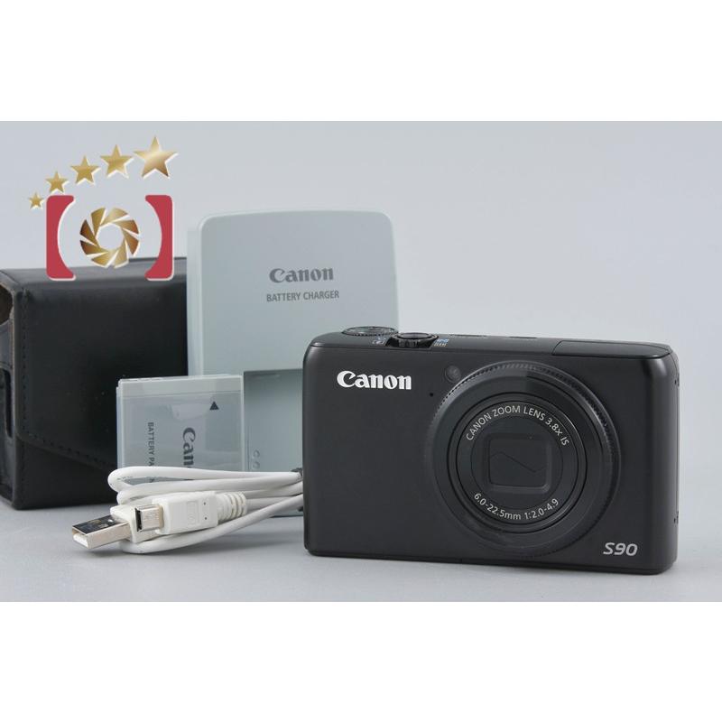 Canon PowerShot S90 デジタルカメラ、メモリーカード充電器付き Canon PowerShot S90 デジタルカメラ バッテリー・充電器付 - メルカリ