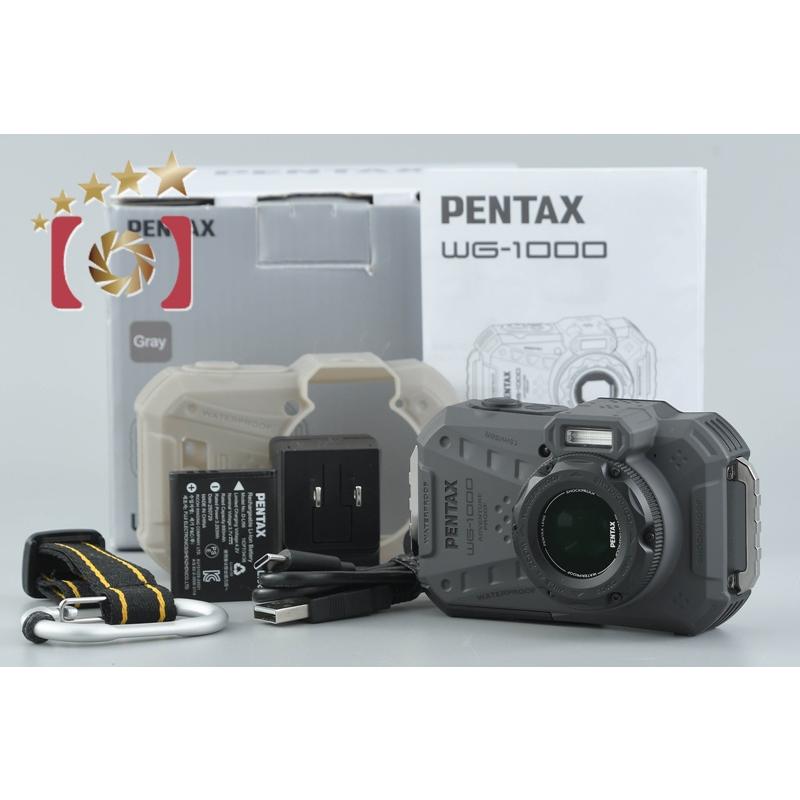 リコー（RICOH） 【中古】RICOH PENTAX ペンタックス WG-1000 グレー