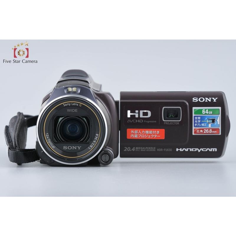 【本日限りセール】SONY ソニーハンディカムHDR-PJ630V ビデオカメラ HDR-PJ630V | デジタルビデオカメラ Handycam ハンディカム | ソニー