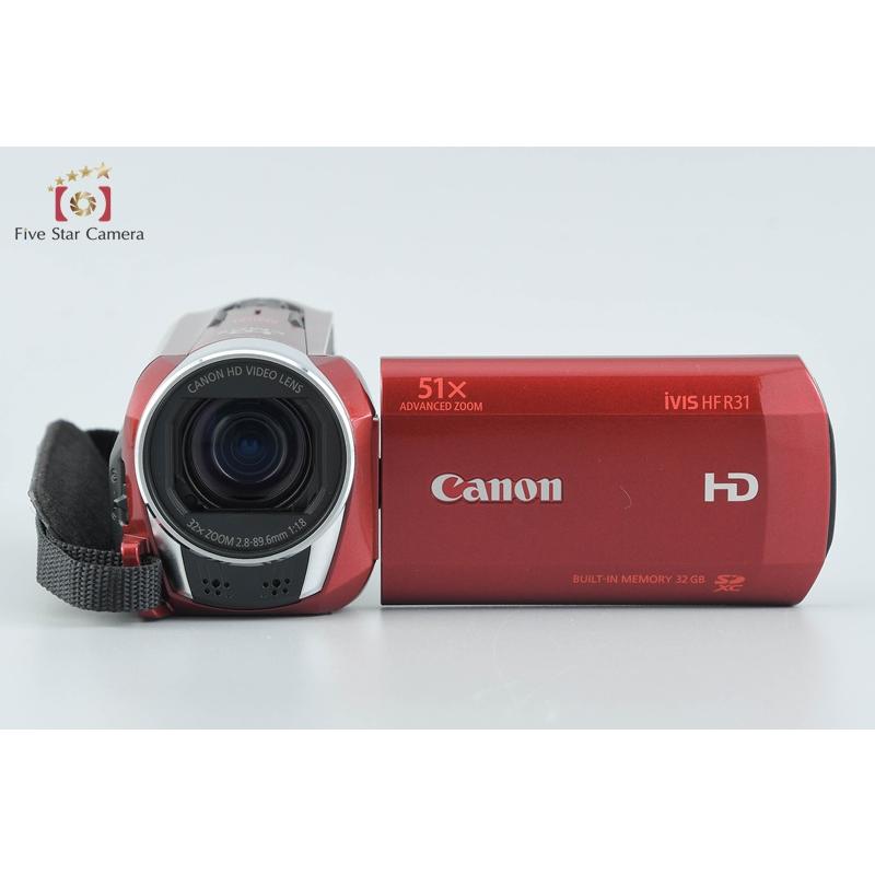 キヤノン（Canon） 【中古】Canon iVIS HF R31 レッド ビデオカメラ