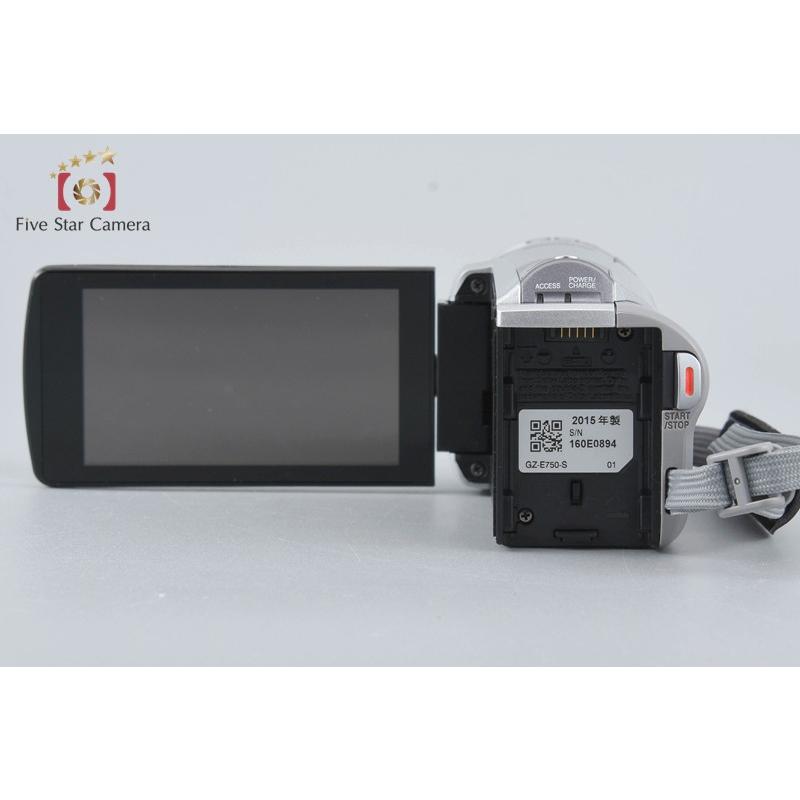 中古】JVC ケンウッド Everio GZ-E750 シルバー デジタルビデオカメラ