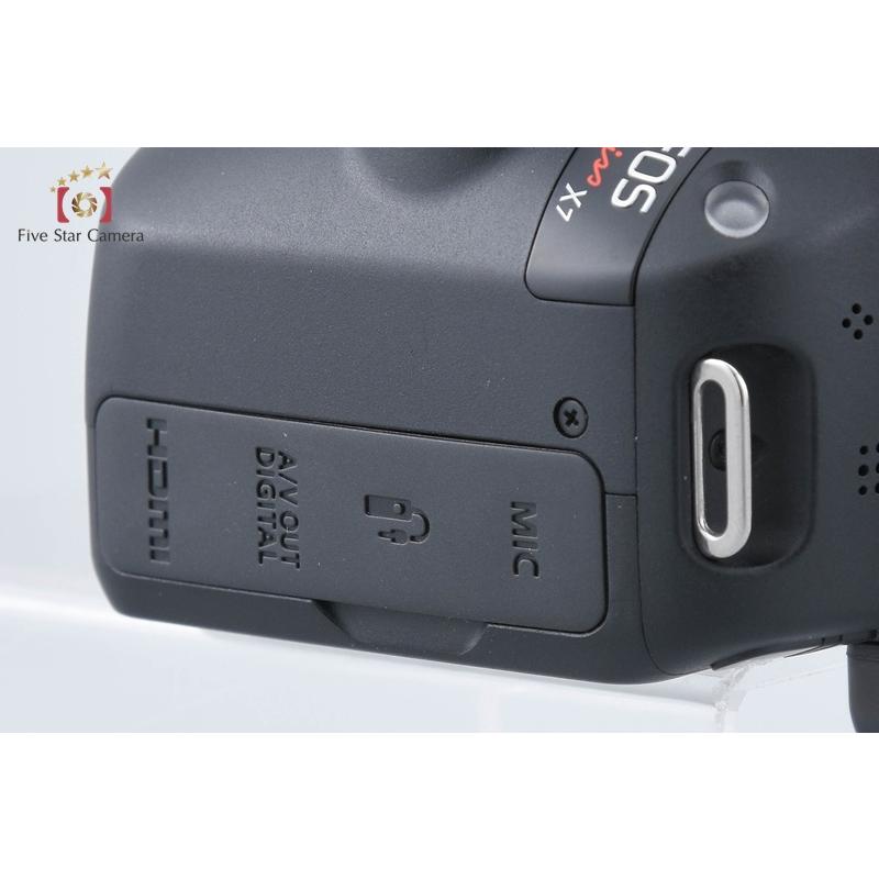 【中古】Canon キヤノン EOS Kiss X7 ブラック デジタル一眼レフカメラ シャッター回数僅少 キヤノン（Canon） 【中古】Canon EOS Kiss X7 デジタル一眼レフカメラ